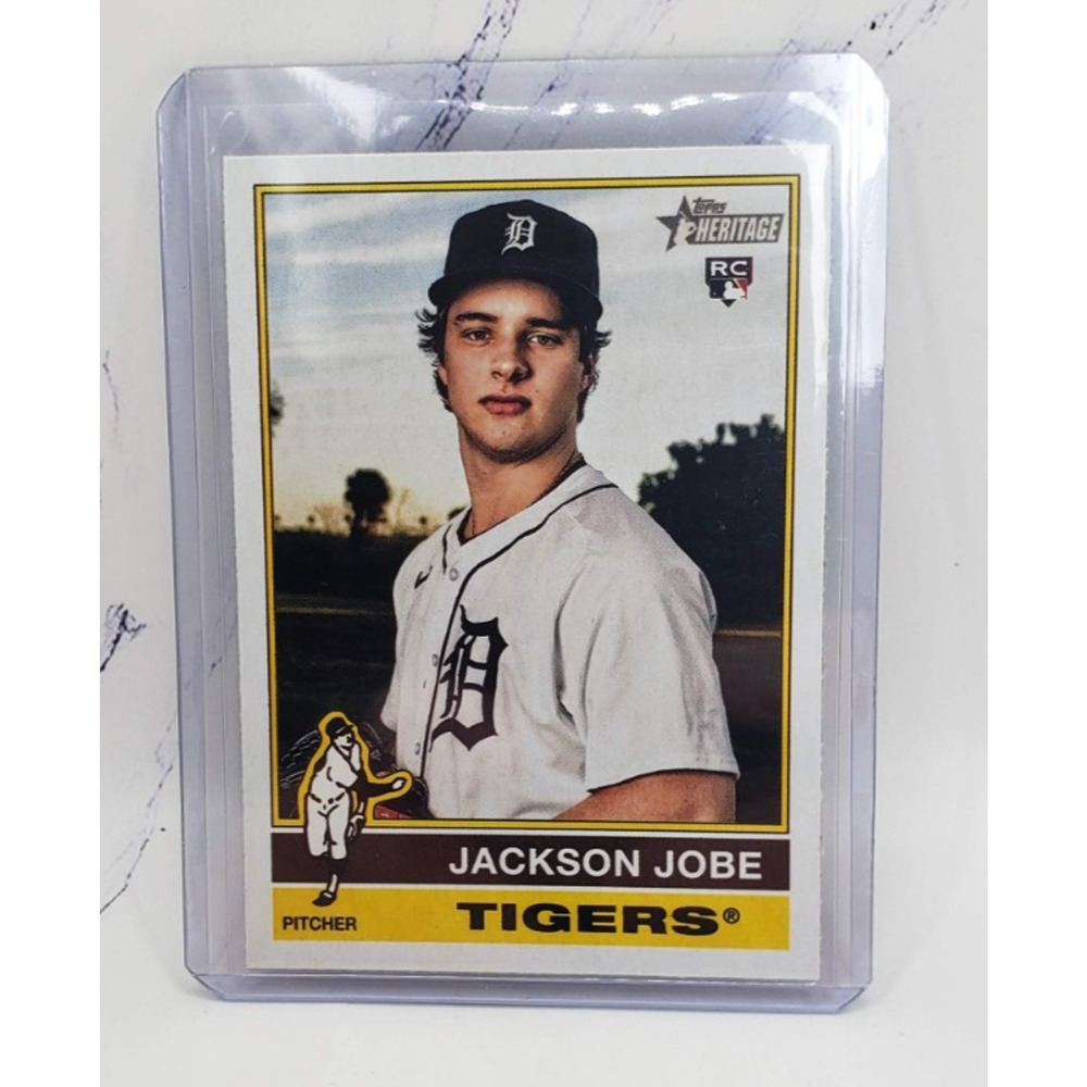 2025 Topps Heritage - Jackson Jobe #389 (RC) Detroit Tigers Rookie